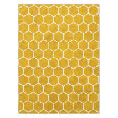 Hexagonal-Hexagon-Muster gelb Tischdecke (Vorderseite)
