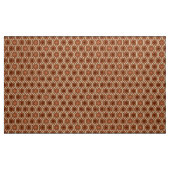 Hexagonal Kimono Print, Braun und Beige Stoff (Yard (91,4 cm))