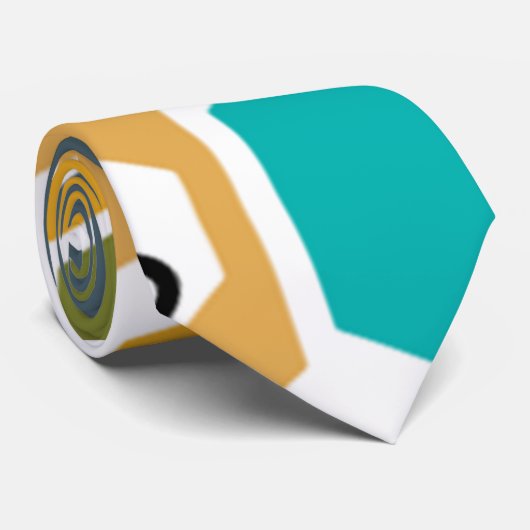 Hexagonale Eyeballs Krawatte (Gerollt)