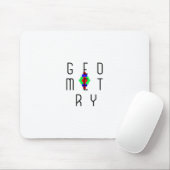 Hexagonale Geometrie optische Illusion Puzzle Art Mousepad (Mit Mouse)