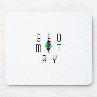Hexagonale Geometrie optische Illusion Puzzle Art Mousepad