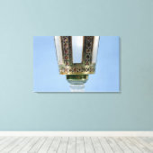 Hexagonale Leinwanddruck (Insitu (Holzboden))