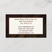 Hexagonale Textur mit individuellem Logo Visitenkarte (Rückseite)