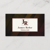 Hexagonale Textur mit individuellem Logo Visitenkarte (Vorderseite)