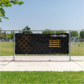 Hexagonale Triangle Meetup Fotobooth Hintergrund Banner (InSitu)