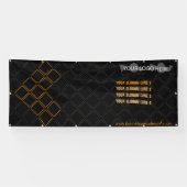 Hexagonale Triangle Meetup Fotobooth Hintergrund Banner (Horizontal)