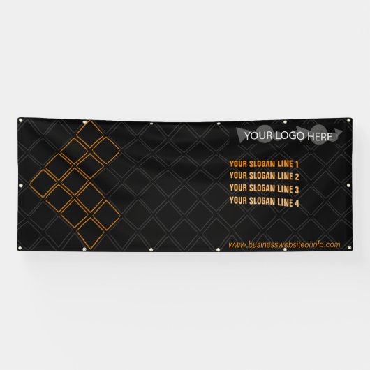 Hexagonale Triangle Meetup Fotobooth Hintergrund Banner (Horizontal)