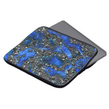 Hexagonalmosaik oder blau und grau bis schwarz