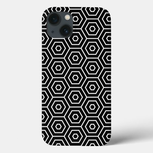 Hexagone masern geometrisches Muster Case-Mate iPhone Hülle (Rückseite)