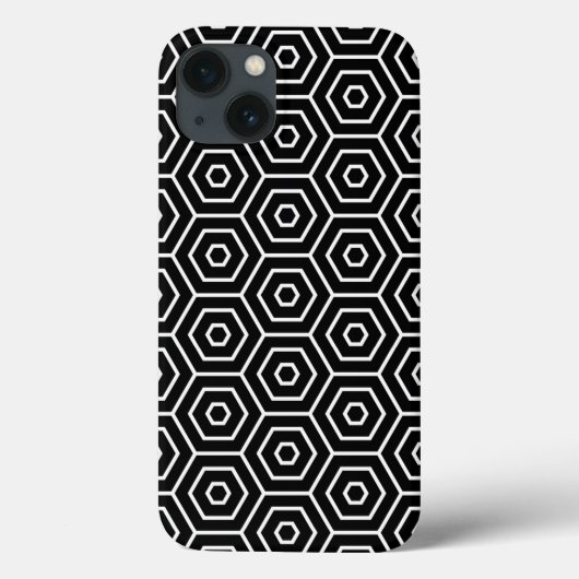 Hexagone masern geometrisches Muster Case-Mate iPhone Hülle (Rückseite)