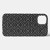 Hexagone masern geometrisches Muster Case-Mate iPhone Hülle (Rückseite (Horizontal))