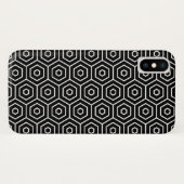 Hexagone masern geometrisches Muster Case-Mate iPhone Hülle (Rückseite (Horizontal))