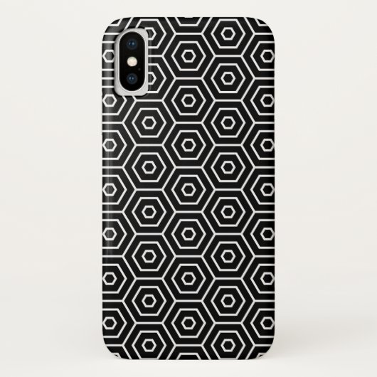 Hexagone masern geometrisches Muster Case-Mate iPhone Hülle (Rückseite)