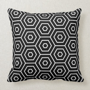 Hexagone masern geometrisches Muster Kissen
