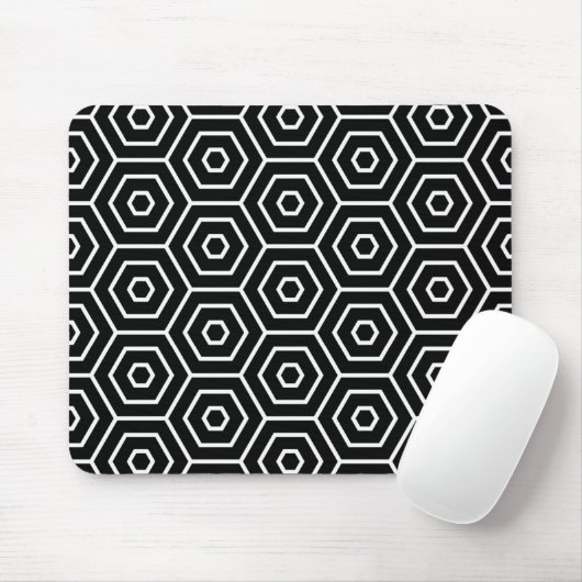 Hexagone masern geometrisches Muster Mousepad (Mit Mouse)
