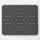 Hexagone masern geometrisches Muster Mousepad (Vorne)