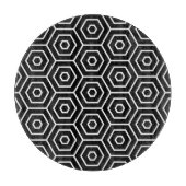 Hexagone masern geometrisches Muster Schneidebrett (Vorderseite)