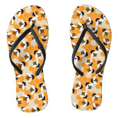 Hexagone mit niedlichen Honigbienen Badesandalen (Fußbett)