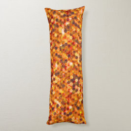 Hexagonmosaik an Stellen in rötlichen Tönen werfen Seitenschläferkissen