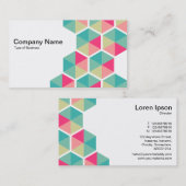 Hexagons 02 visitenkarte (Vorne/Hinten)