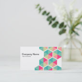 Hexagons 02 visitenkarte (Stehend Vorderseite)