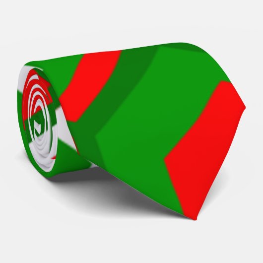 Hexagons Blume Neck Tie Krawatte (Gerollt)