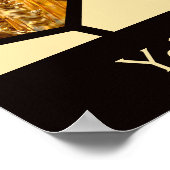 Hexagons Gelb ist alles, was ich habe! Benutzerdef Poster (Ecke)