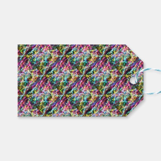 Hexagons Geschenkanhänger (Vorderseite (Horizontal))