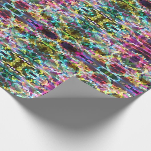 Hexagons Geschenkpapier (Ecke)