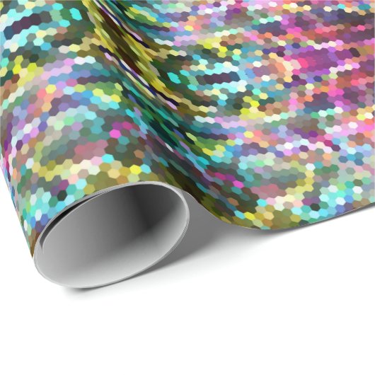 Hexagons Geschenkpapier (Rolleneckpunkt)