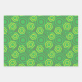 Hexagons Geschenkpapier Set (Vorderseite)
