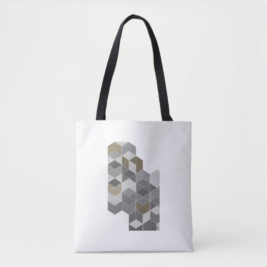 Hexagons haben mir Tasche gesegnet (Vorderseite)