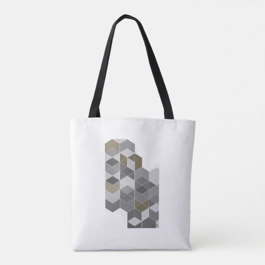 Hexagons haben mir Tasche gesegnet (Rückseite)