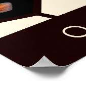 Hexagons Orange ist alles, was ich habe! Benutzerd Poster (Ecke)