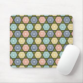 Hexagons und Dreiecke Mousepad (Mit Mouse)