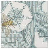 Hexagonstadt Stoff (Nahaufnahme)