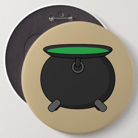 Hexch Cauldron Button (Vorne & Hinten)