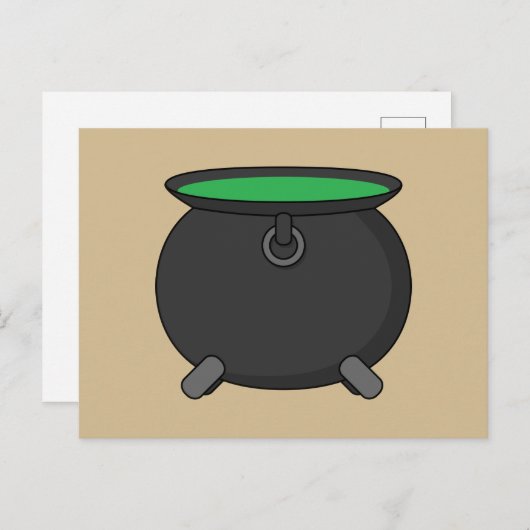 Hexch Cauldron Feiertagspostkarte (Vorne/Hinten)