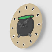 Hexch Cauldron Große Wanduhr (Winkel)