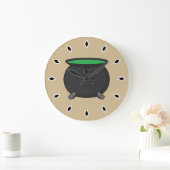 Hexch Cauldron Große Wanduhr (Zuhause)