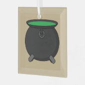Hexch Cauldron Ornament Aus Glas (Vorderseite links)