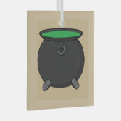 Hexch Cauldron Ornament Aus Glas (Vorderseite Rechts)