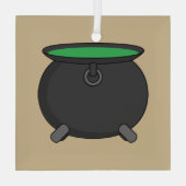 Hexch Cauldron Ornament Aus Glas (Rückseite)