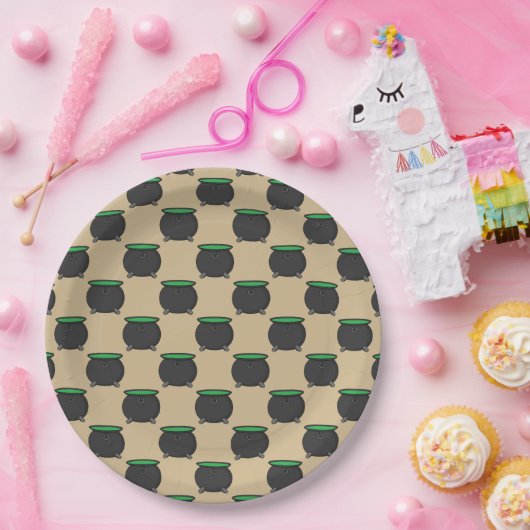 Hexch Cauldron Pappteller (Party)