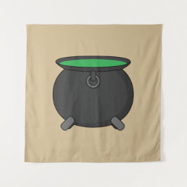 Hexch Cauldron Wandteppich