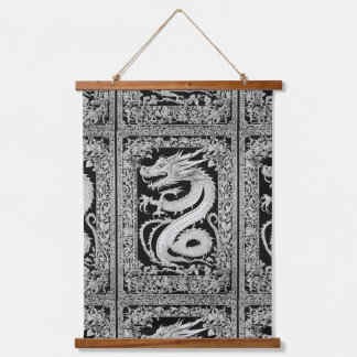 Hexchy Black Cat Tapestry - Okkult & Spooky Wall A Wandteppich Mit Holzrahmen