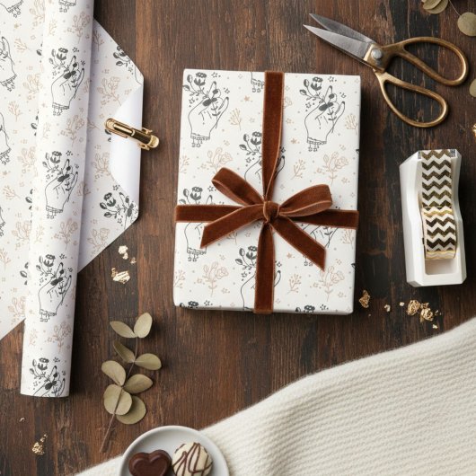 Hexchy Bohemisch Geschenkpapier