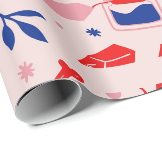 Hexchy Boho Mystical Wrapping Paper Geschenkpapier (Rolleneckpunkt)