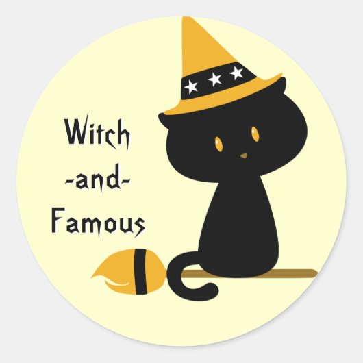 Hexchy Cat Sticker (Vorderseite)