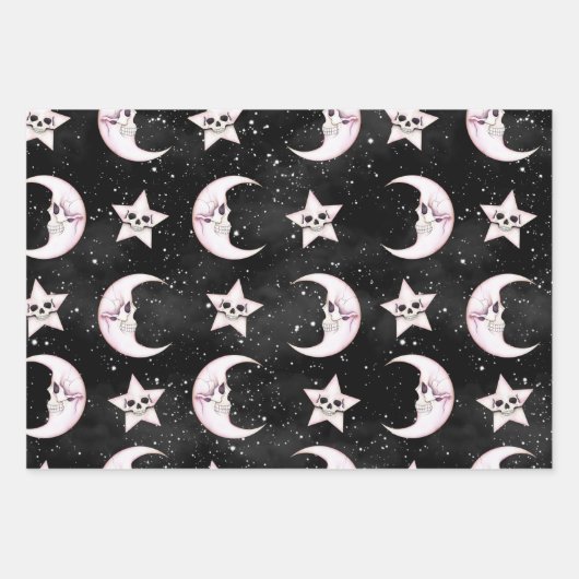 Hexchy Celestial Geschenkpapier Set (Vorderseite)